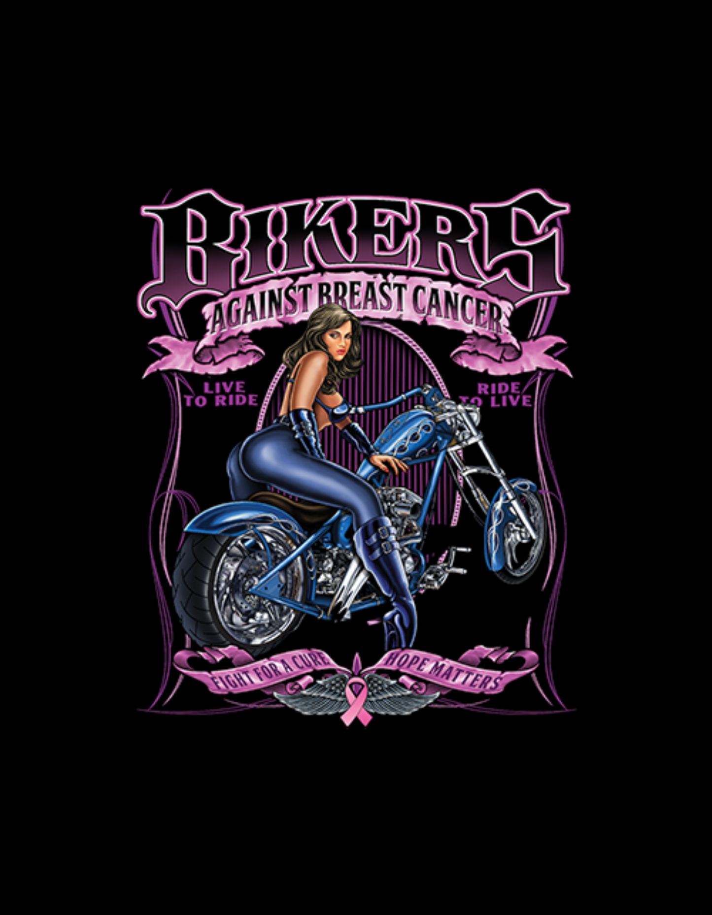 Bikers Against Breast Cancer T-shirt