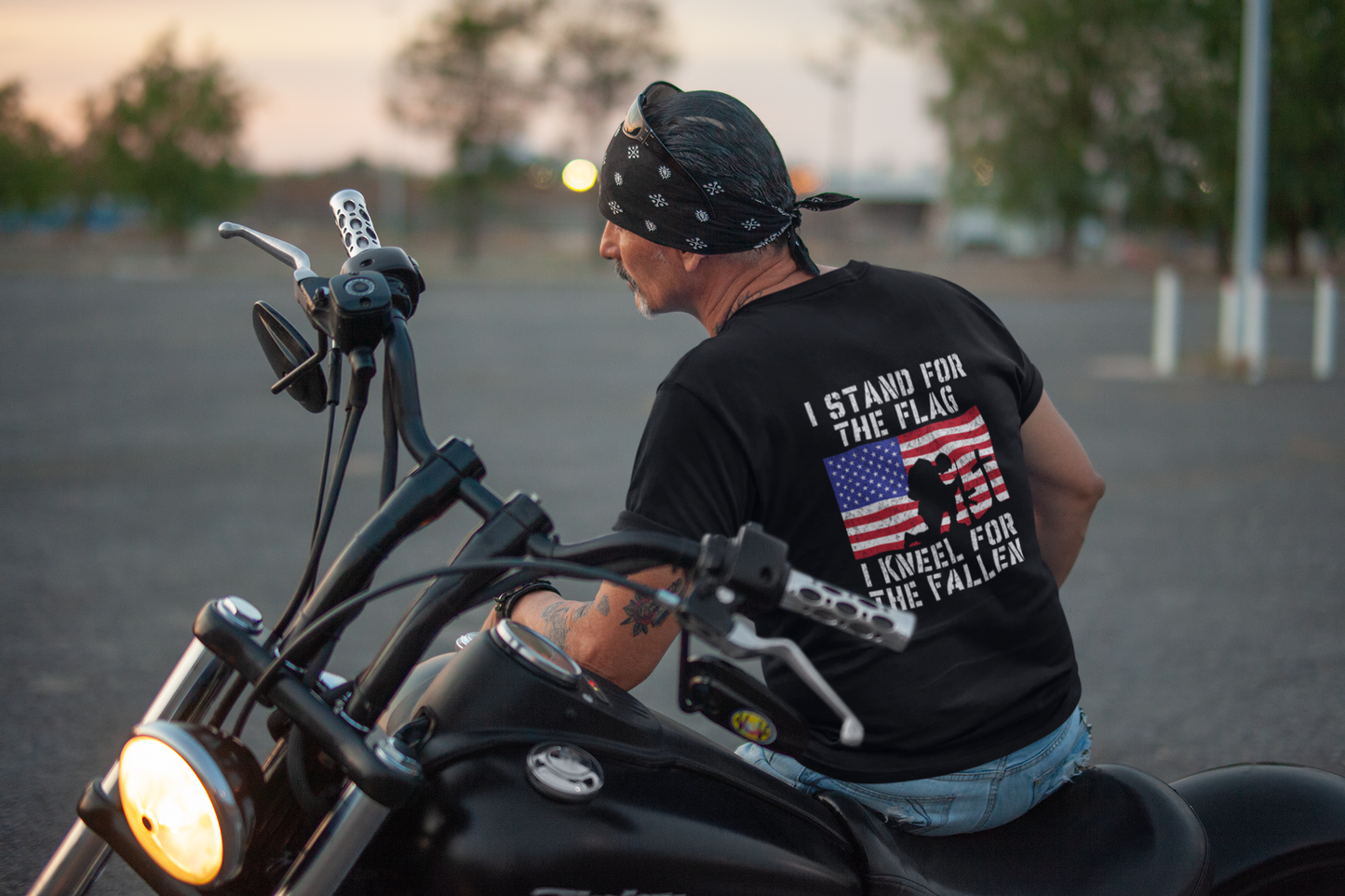 I Stand For The Flag I Kneel For The Fallen T-shirt